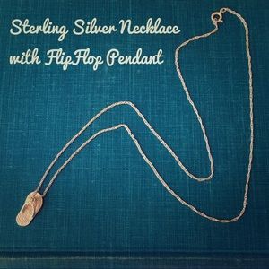 Flip Flop Pendant Necklace
